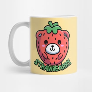 Strawbearry Cute Strawberry Bear Fruit Animal Mug